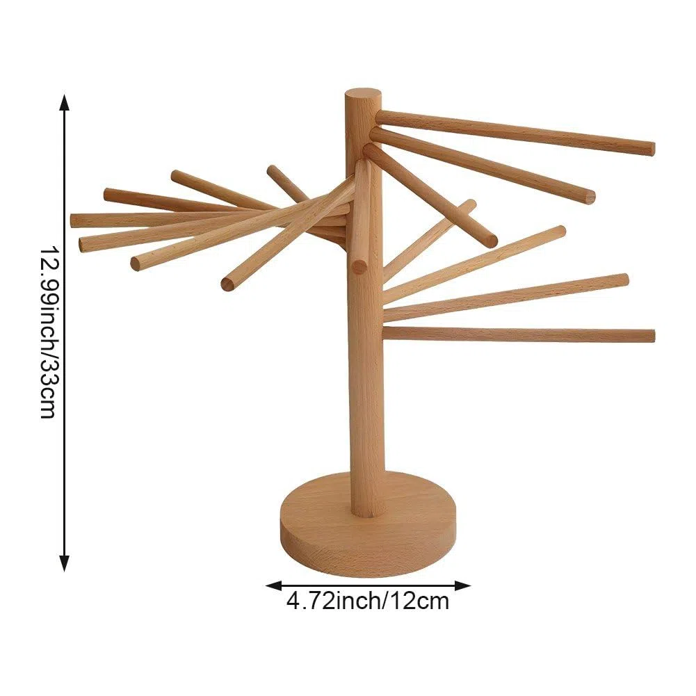 Rejilla Para Secar Pasta, Rejilla Para Secar Pasta De Madera, Secadora Plegable Para Fideos Espaguetis, Rejilla Para Colgar Pasta Con Varillas De Suspensión, Percha Para Fideos Frescos Caseros Para