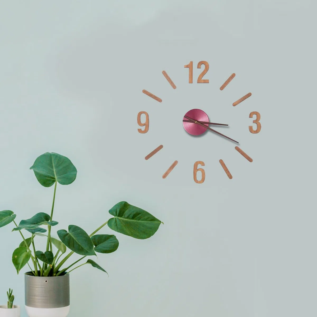 EXCEART Reloj de pared DIY juego de números 2,50 x 1,40 x 0,30 cm números de repuesto para relojes de pared reparación sala de estar dormitorio comedor decoración