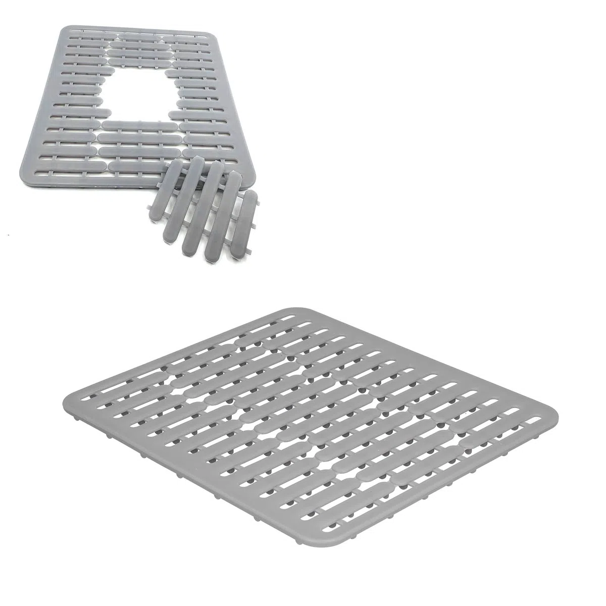 Alfombrilla para fregadero, alfombrilla para secar platos, alfombrilla para drenaje de cocina de silicona multiusos, Protector de almohadilla resistente al calor y antideslizante(1#)