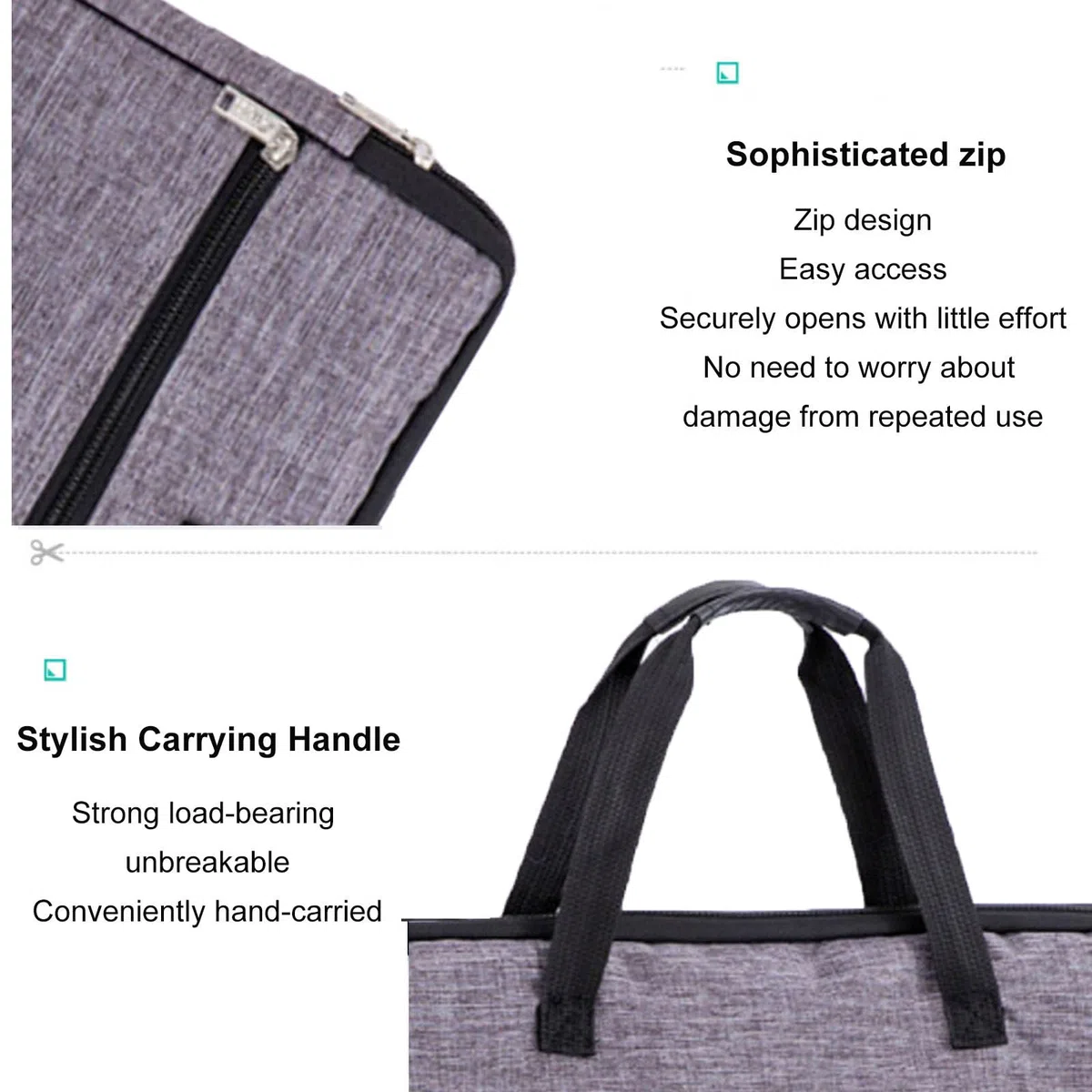 Funda tipo cartera de arte tamaño A3 para artistas, estuche de transporte, bolsa para tablero de dibujo de artistas, bolsa de transporte con asas, carpeta de pintura, cuaderno de bocetos, bolsa