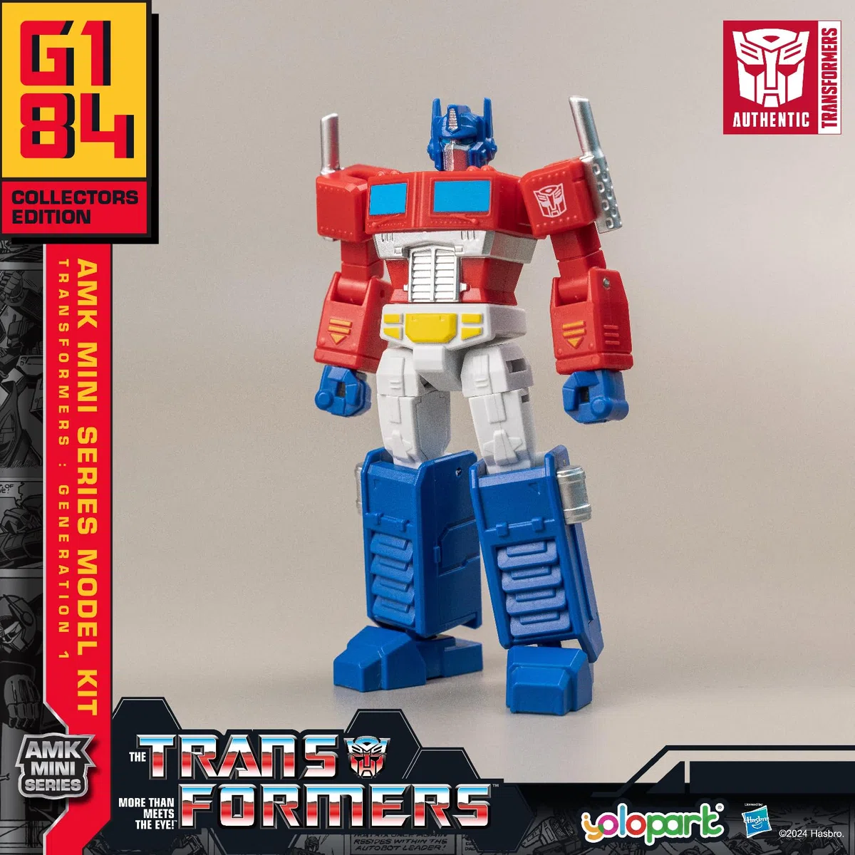 YOLOPARK amkmini Series Optimus Prime Model Kits Transformer Toys