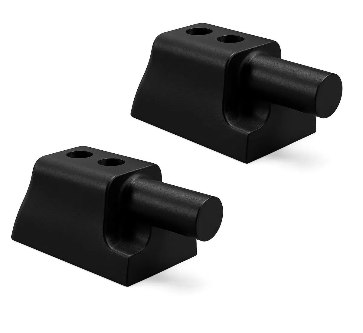 Soportes Bandeja Maletero Compatible con Seat Leon Mk2 y Restyling 1P Ibiza 6J 6L Cordoba/Bisagra Para Bandeja de Maletero/Estante Para Bandeja de Maletero Pack 2 (Negro)