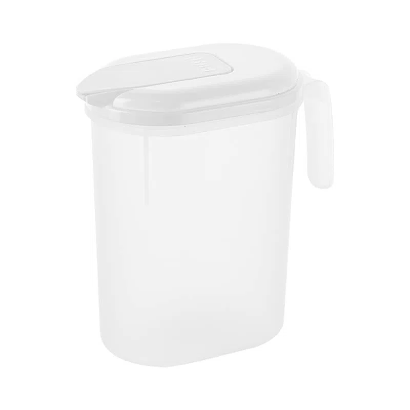 Jarra De Agua Con Tapa, 2.2L Jarra De Plástico Con Asa, Jarra Para Bebidas, Jarra De Té Helado Para Zumo Frío, Jarra De Agua Para Frigorífico, Jarra De Agua Fría Y Caliente Para Jugo, Cerveza