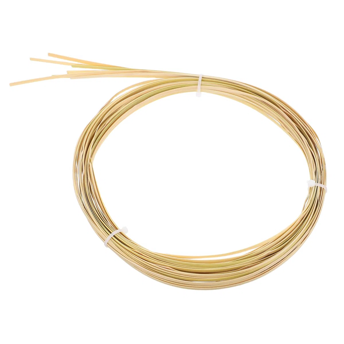 Artibetter Tiras de Bambú para Tejer Cestas Material para Manualidades 7 Tiras Fácil de Limpiar Adecuado para Tejido Artesanal de Muebles y Canastos