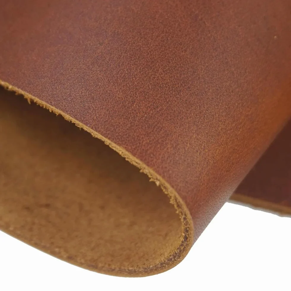 Piel de vaca curtida de grano completo de 2,0 mm de grosor, material de primera capa de cuero genuino para manualidades, costura, herramientas