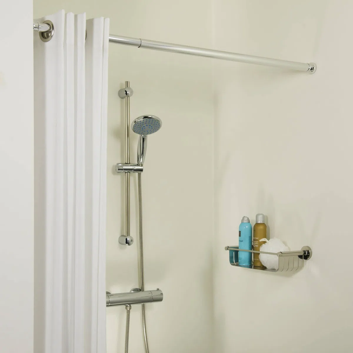 Sealskin Seallux Barra para cortina de baño 80-130 cm Cromo