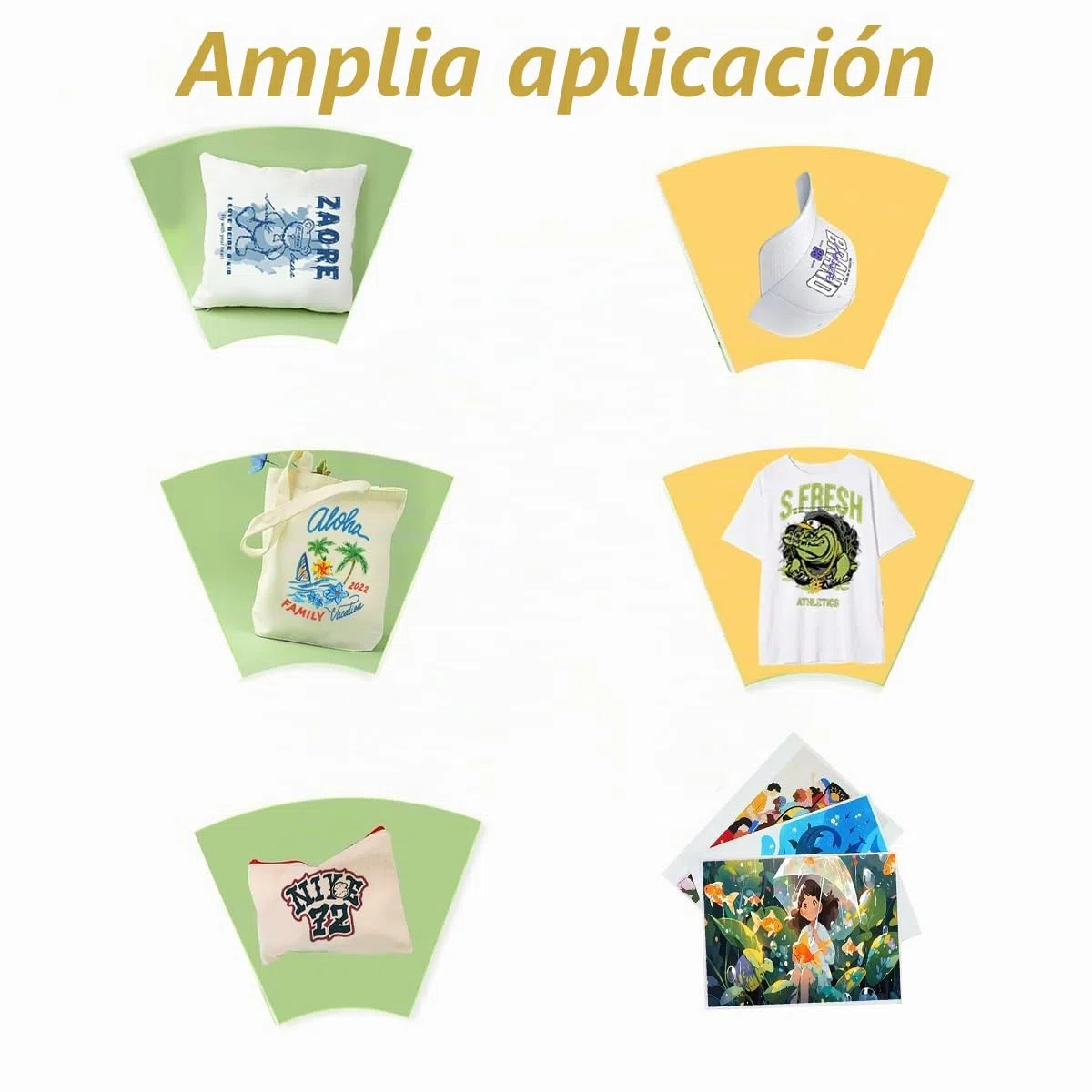 Papel de Transferencia para Tejidos Claros, Papeles Transfer para Camisetas Blancas A4, Película de Transferencia Térmica para Inyección Tinta (10 Hojas Estándar)