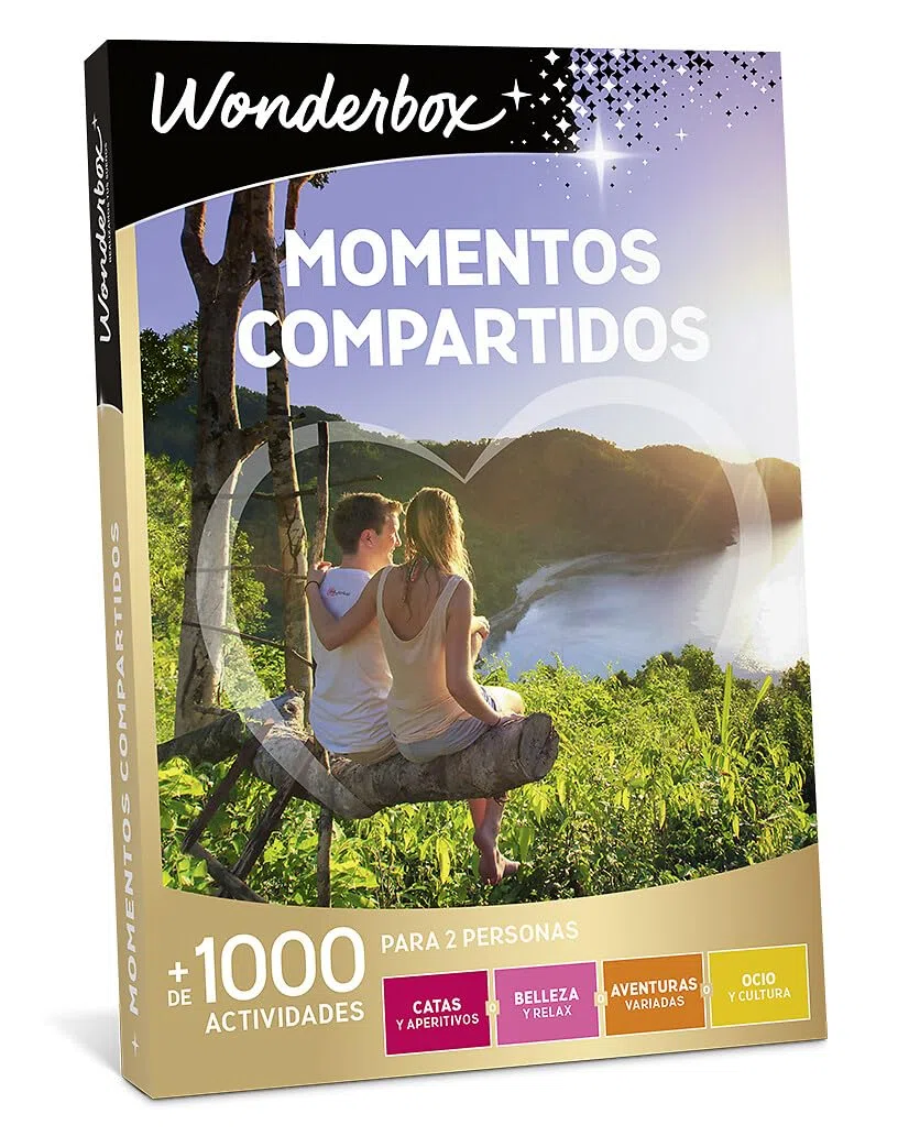 WONDERBOX Caja Regalo -Momentos COMPARTIDOS- 1.100 Actividades para Dos Personas