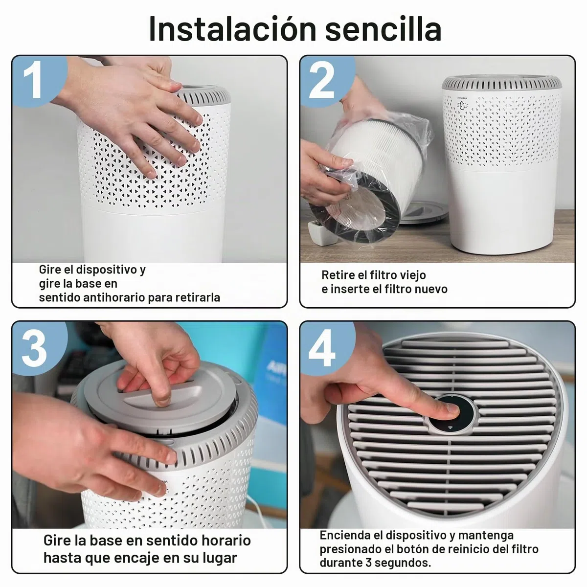 FY0611 Filtro de repuesto, filtro para purificador de aire Philips serie 600 AC0650, AC0651, con filtro previo y HEPA NanoProtect. Elimina eficazmente el humo, los olores, los alérgenos y el polen