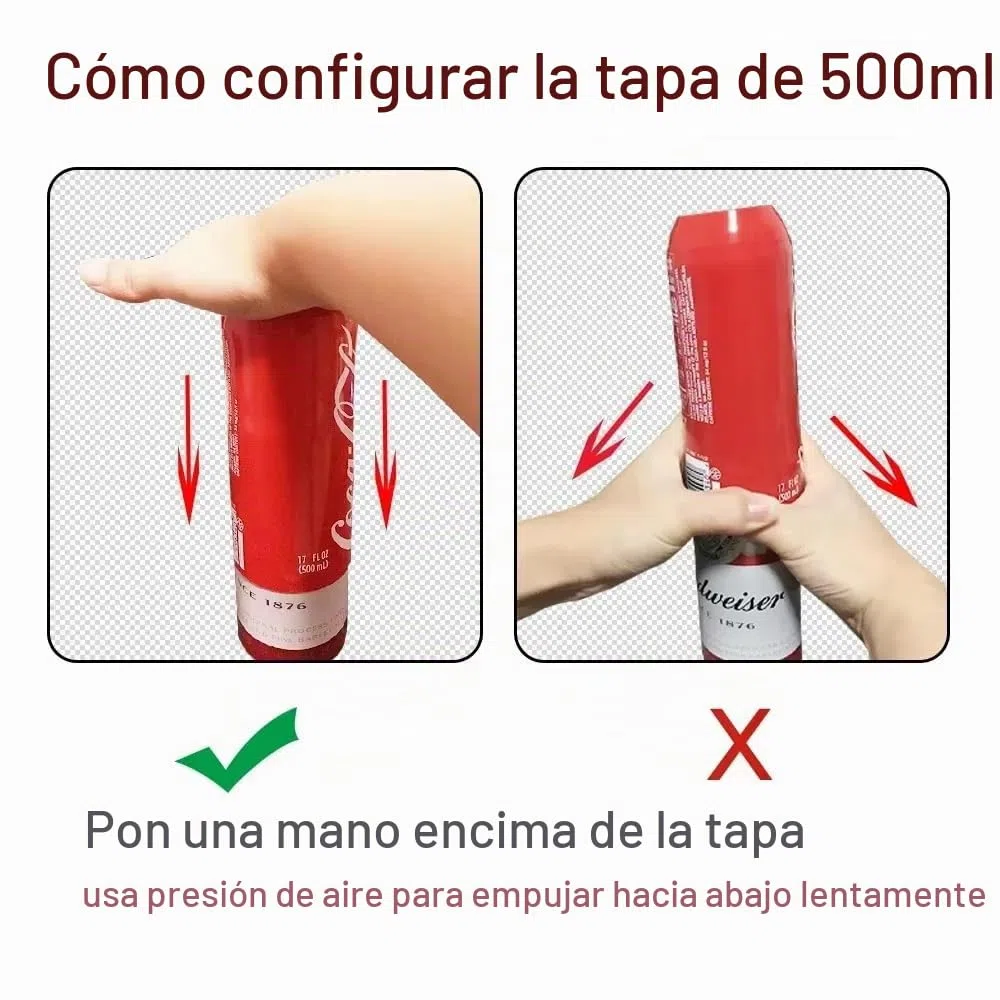 Funda para botella de cerveza de cola para cerveza, funda para botella de cerveza, bolsa térmica compatible con viajes de camping, senderismo, Hide a lata, 2 unidades de 500 ml, rojo