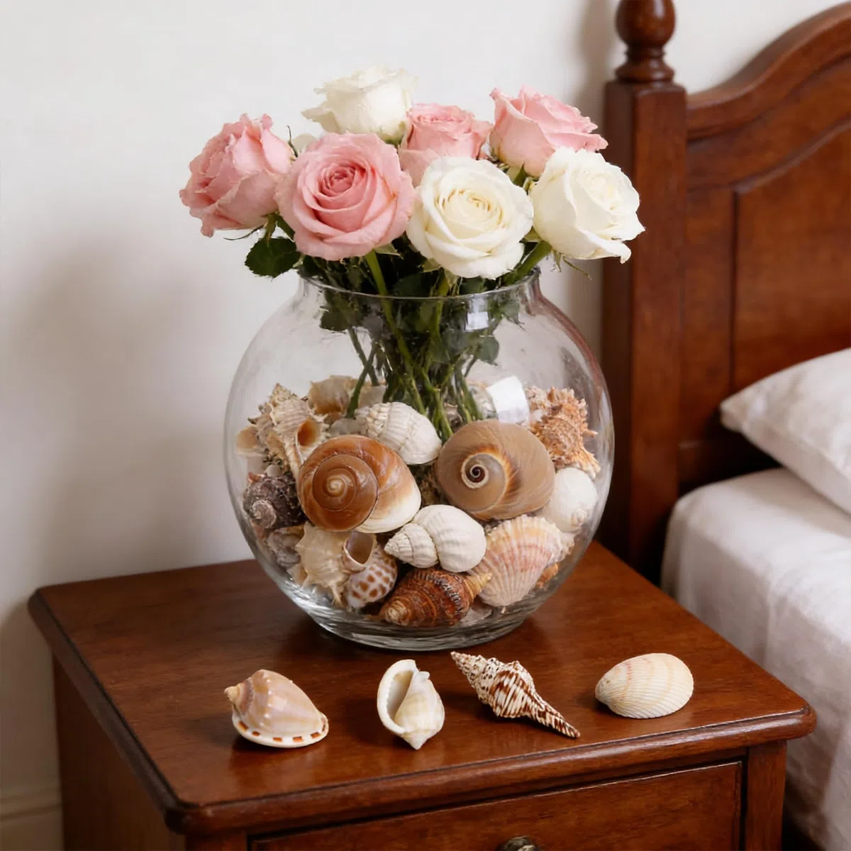 21 Piezas Conchas de Mar Decoracion, Conchas Marinas Mixtas de Playa, Marinas Conches Marines Mixtas, 3-9CM Conches Marines Naturale para Acuarios Peceras Manualidades Jarrones Decoración del