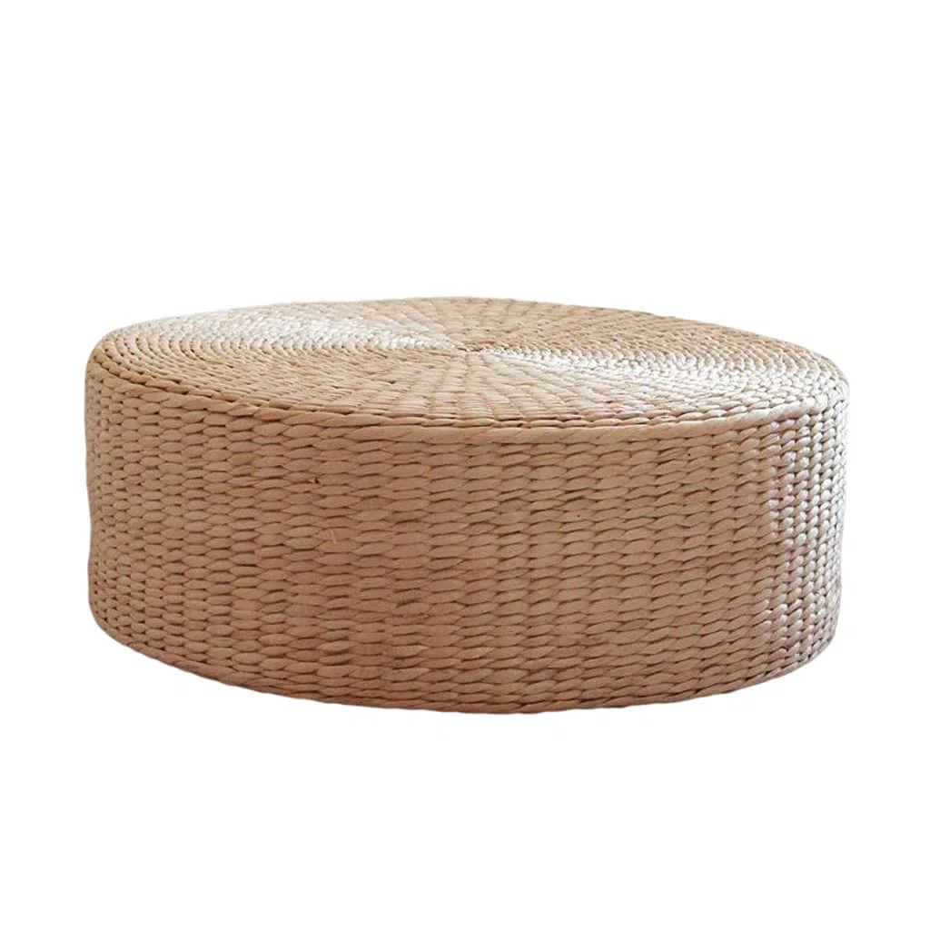 LOVIVER Cojín de de Paja Hecho Moderno - japonés (diámetro 40 cm)