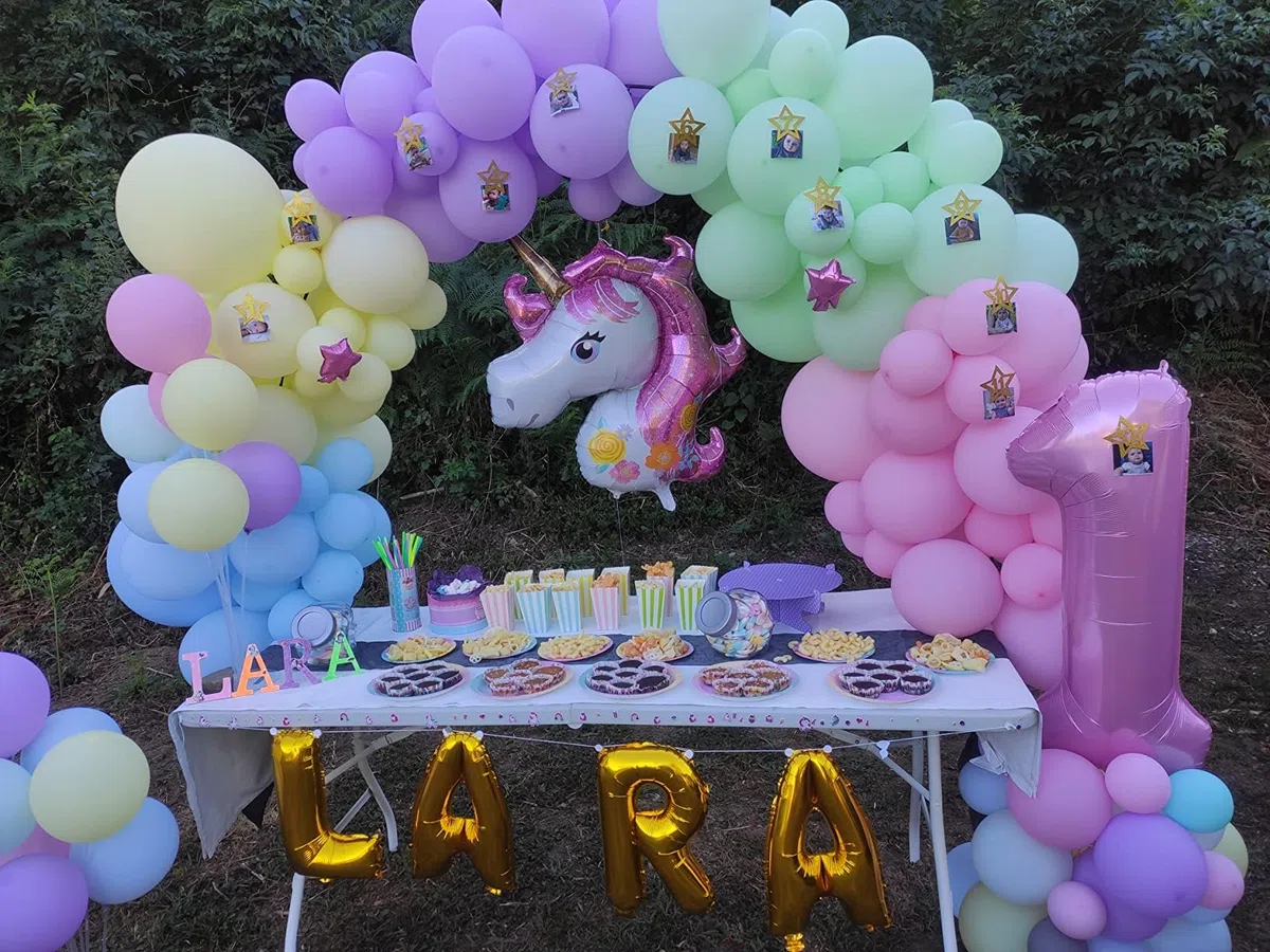 LANGXUN Kit de arco de globo de mesa reutilizable + 2 unidades de mesa con marco de arco de globo ajustable para cumpleaños, bodas y fiestas de graduación