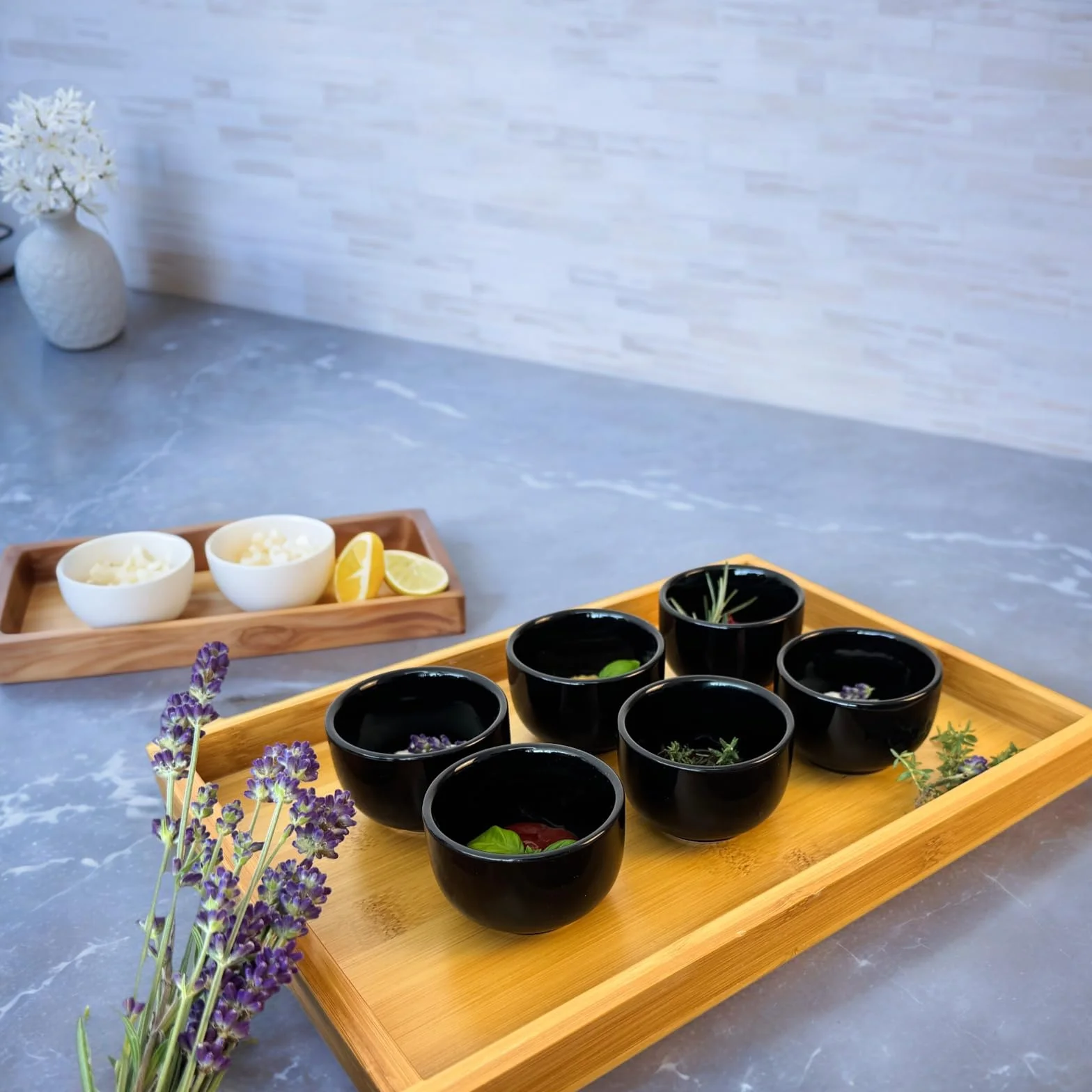 Urban Lifestyle cuencos para salsas set de 6 Kuro negro cuencos pequeños Ø 6 x 4 cm gres cuencos aperitivos cuencos sushi y cuencos para soja