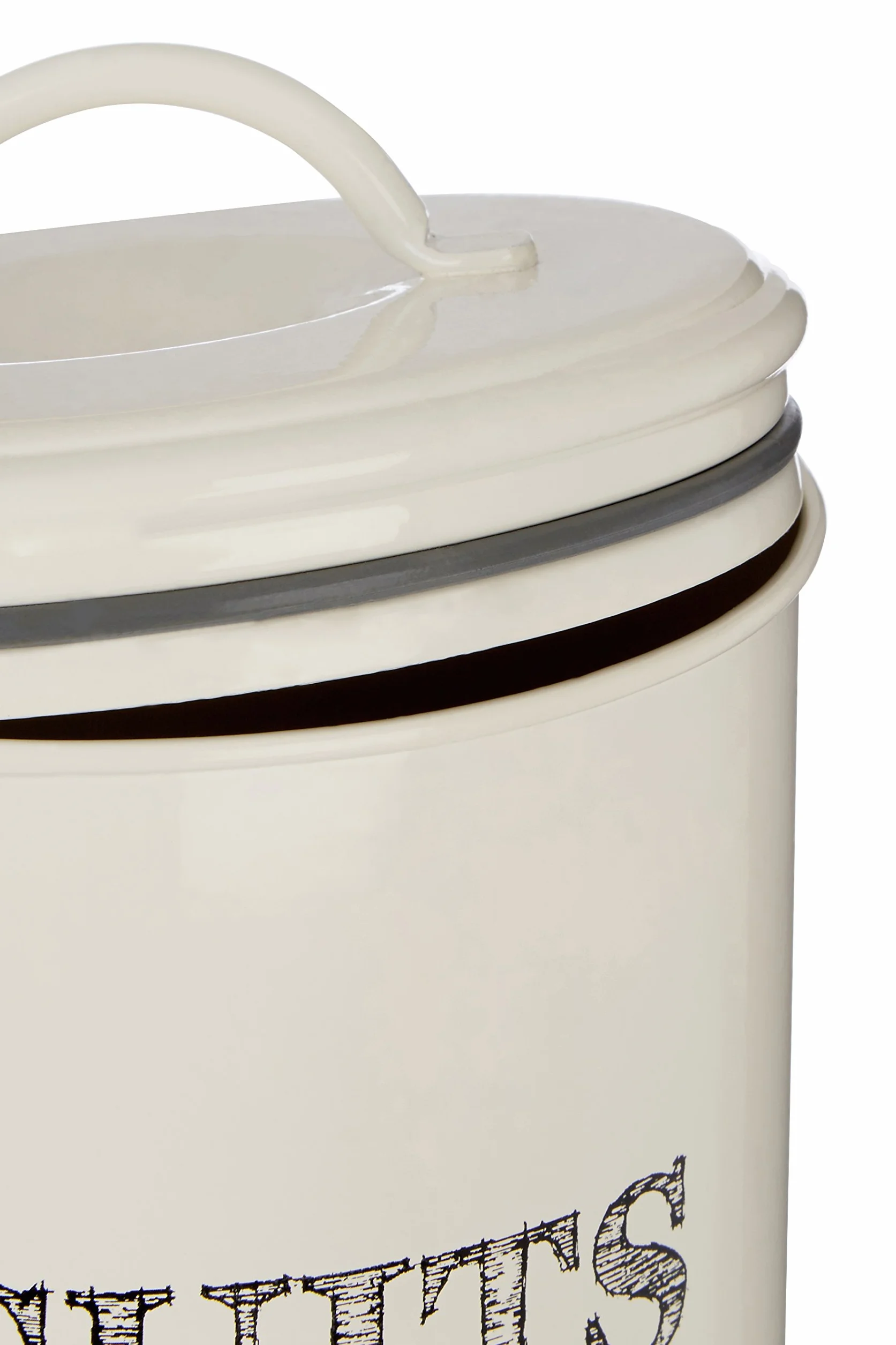 Premier Housewares Sketch Tarro para Galletas, Color Crema