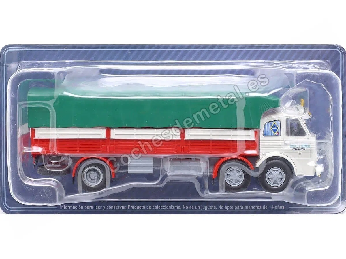 1968 Camión Pegaso 1063 [CA-72826] "Manolo III" Rojo/Verde 1:43 Salvat PEG1063