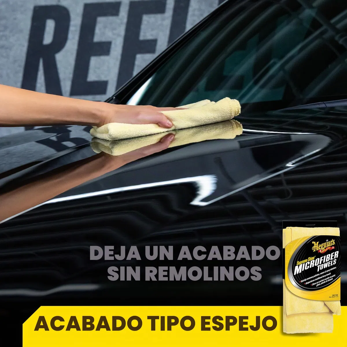 Meguiar's X2020EU Microfibra Supreme Shine - Toallas de Microfibra (Pack de 3)