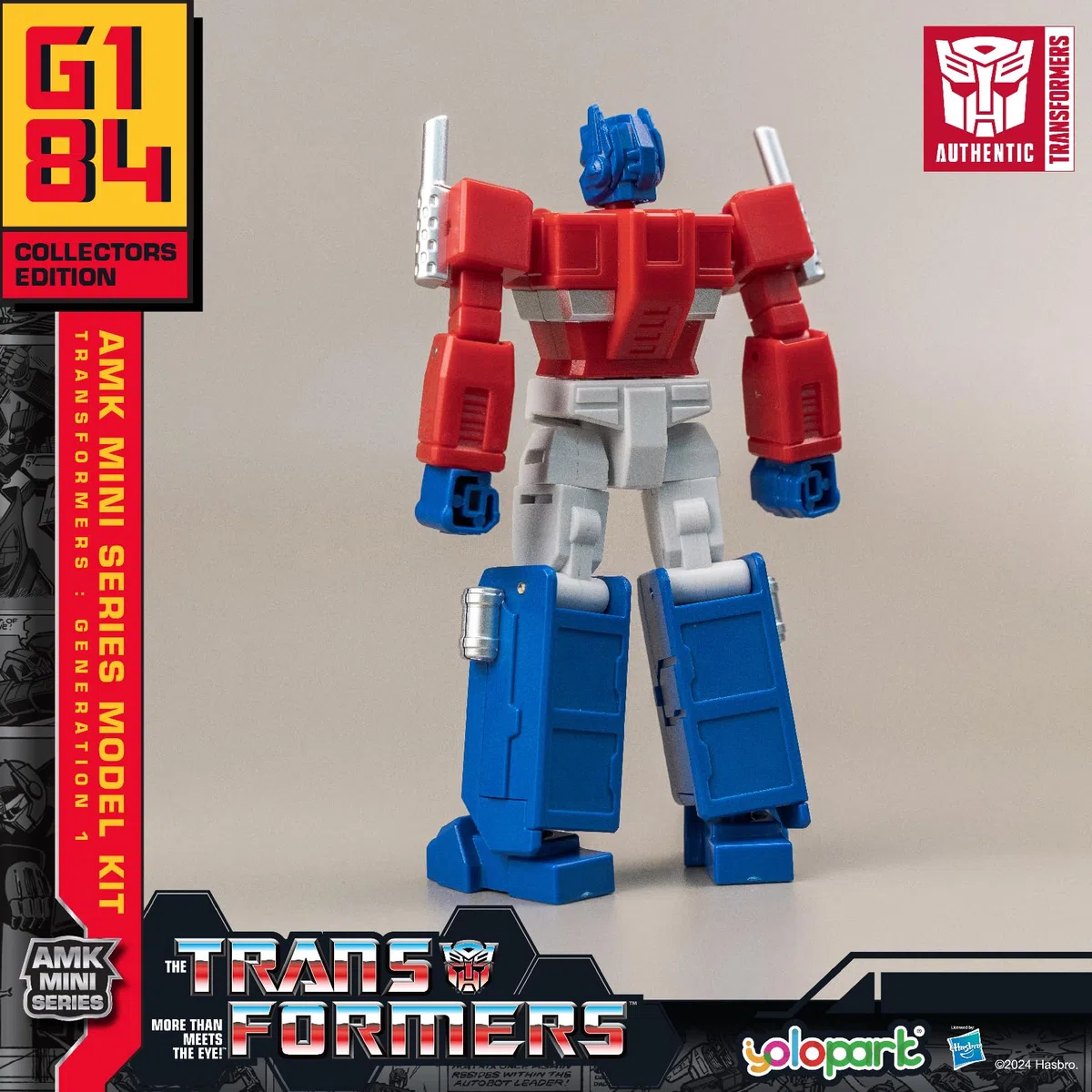 YOLOPARK amkmini Series Optimus Prime Model Kits Transformer Toys