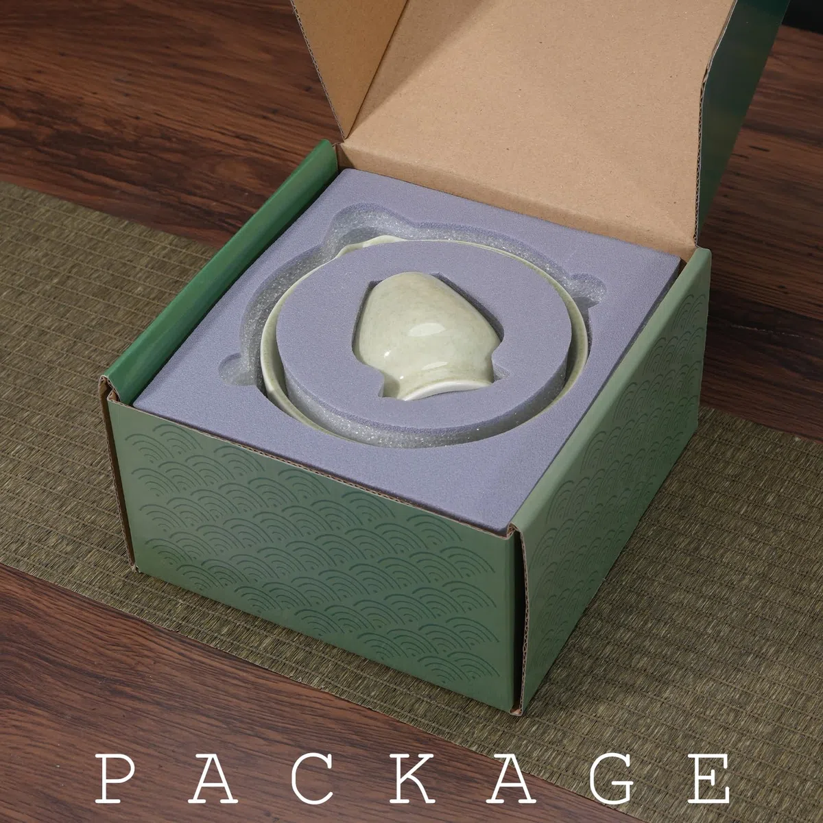 Artcome Juego de cuenco para matcha con boquilla de vertido y soporte para batidor, cuenco de té matcha de cerámica de con práctica boquilla y soporte de batidor de bambú para ceremonia