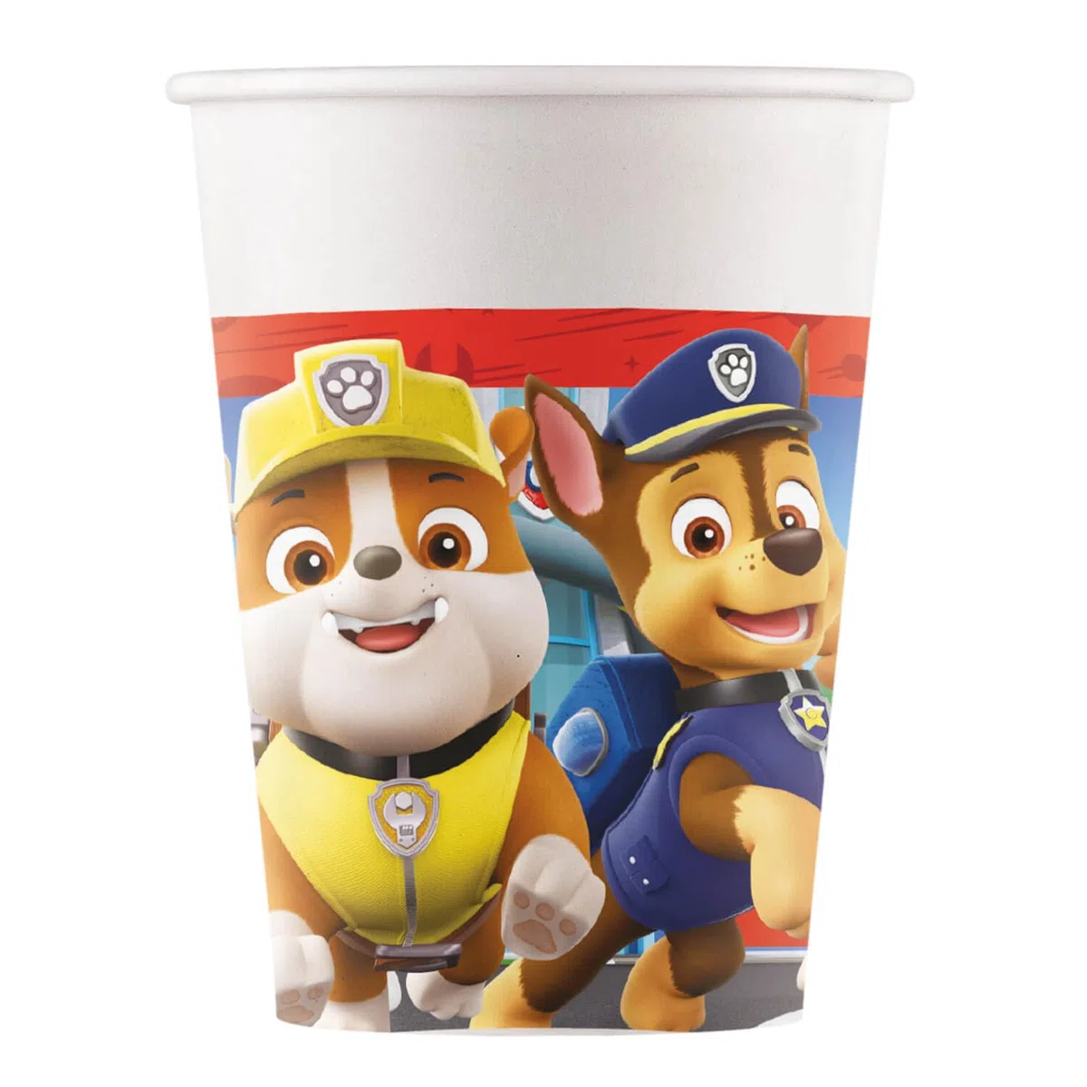 Procos 10215310DY - Set de Fiesta Paw Patrol, vajilla desechable de 52 Piezas para Fiestas de cumpleaños Infantiles y Fiestas temáticas, decoración de Mesa