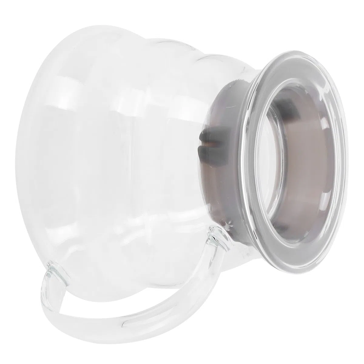 Agatige V60 Servidor De Café De Vidrio, 500ML Profesional Transparente De Gran Capacidad Jarra De Café Expreso Con Mango Jarra Cafe Jarra De Crema De Vidrio Server De Café Y Té Para Mostrador Cocina