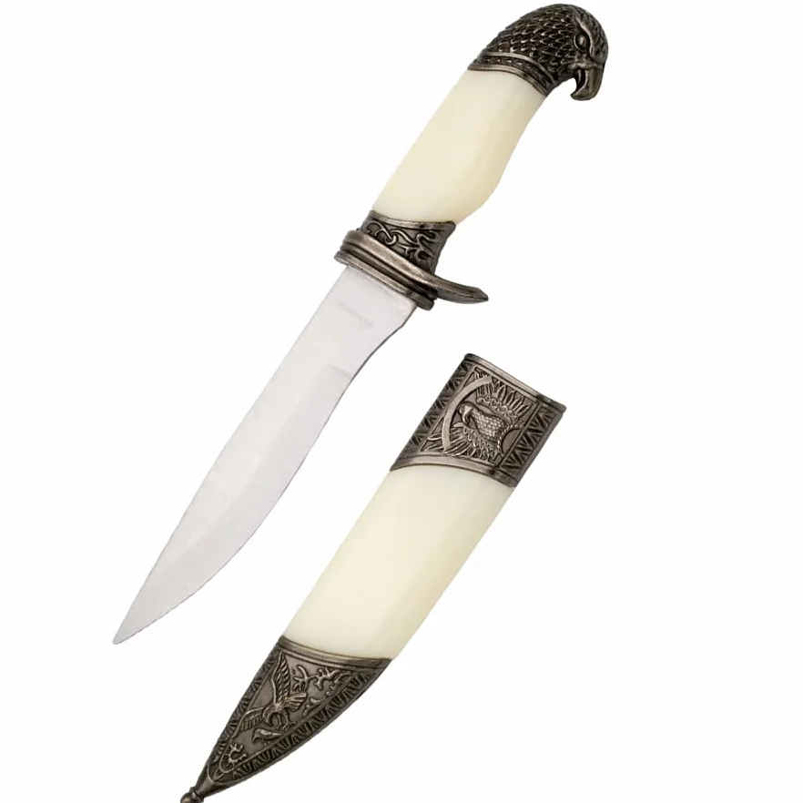 Daga Águila Romana níquel S0209S | Cuchillo-puñal templario histórico de coleccionista con Vaina. Colección de artículos Antiguos…