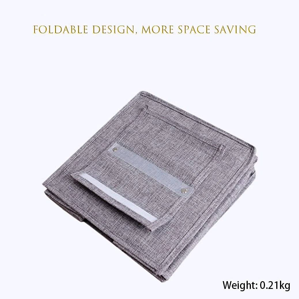 Digead Organizador Colgante para Armario de 4 Niveles, Estantería Colgante de Tela, Estante de Tela para Armario para Ropa, Toallas, Gris