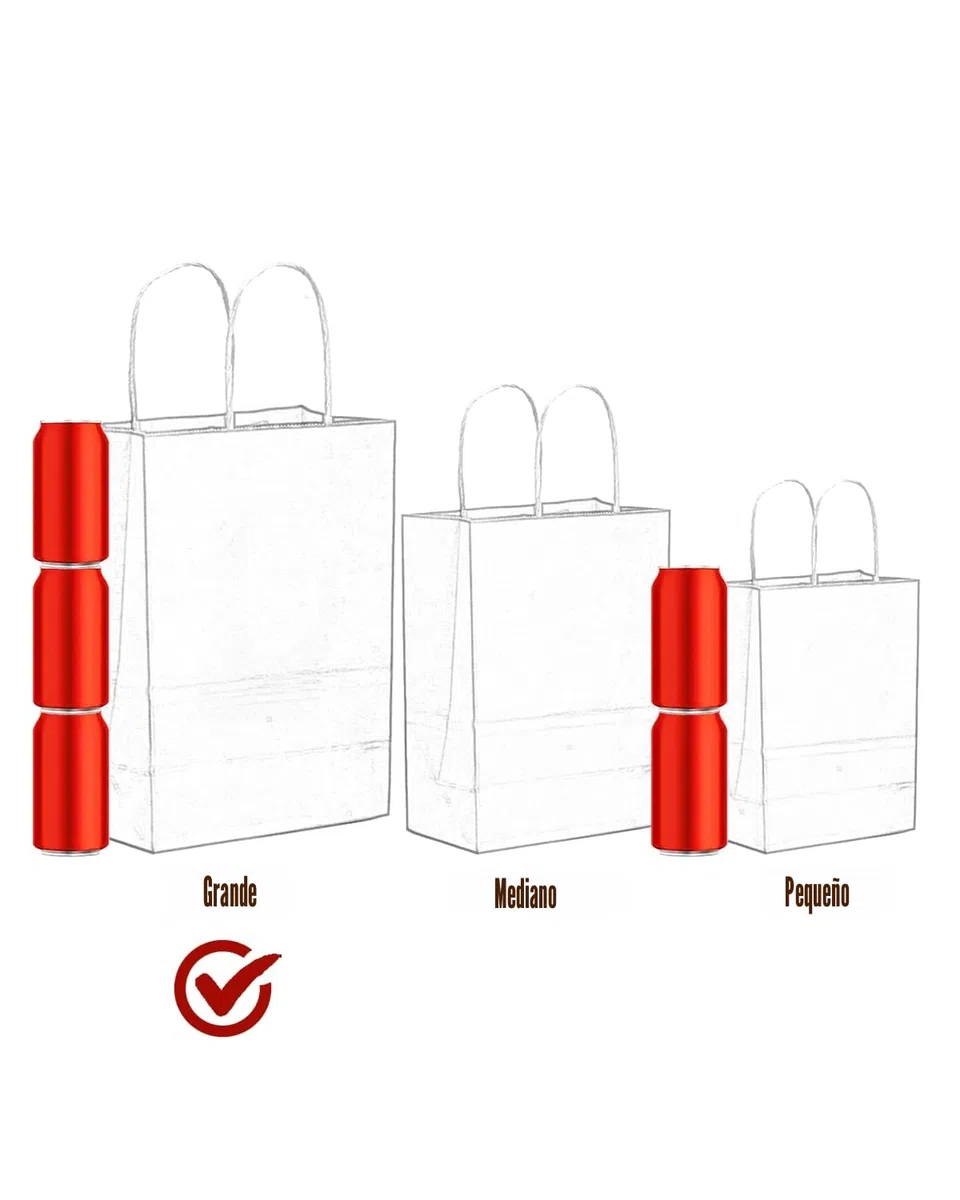 Gcardist 32 bolsas de papel kraft grandes con asas, 33 x 26 x 13 cm, bolsas de regalo, para personas mayores, uso múltiple (13 x 10 x 5 pulgadas, tamaño grande)