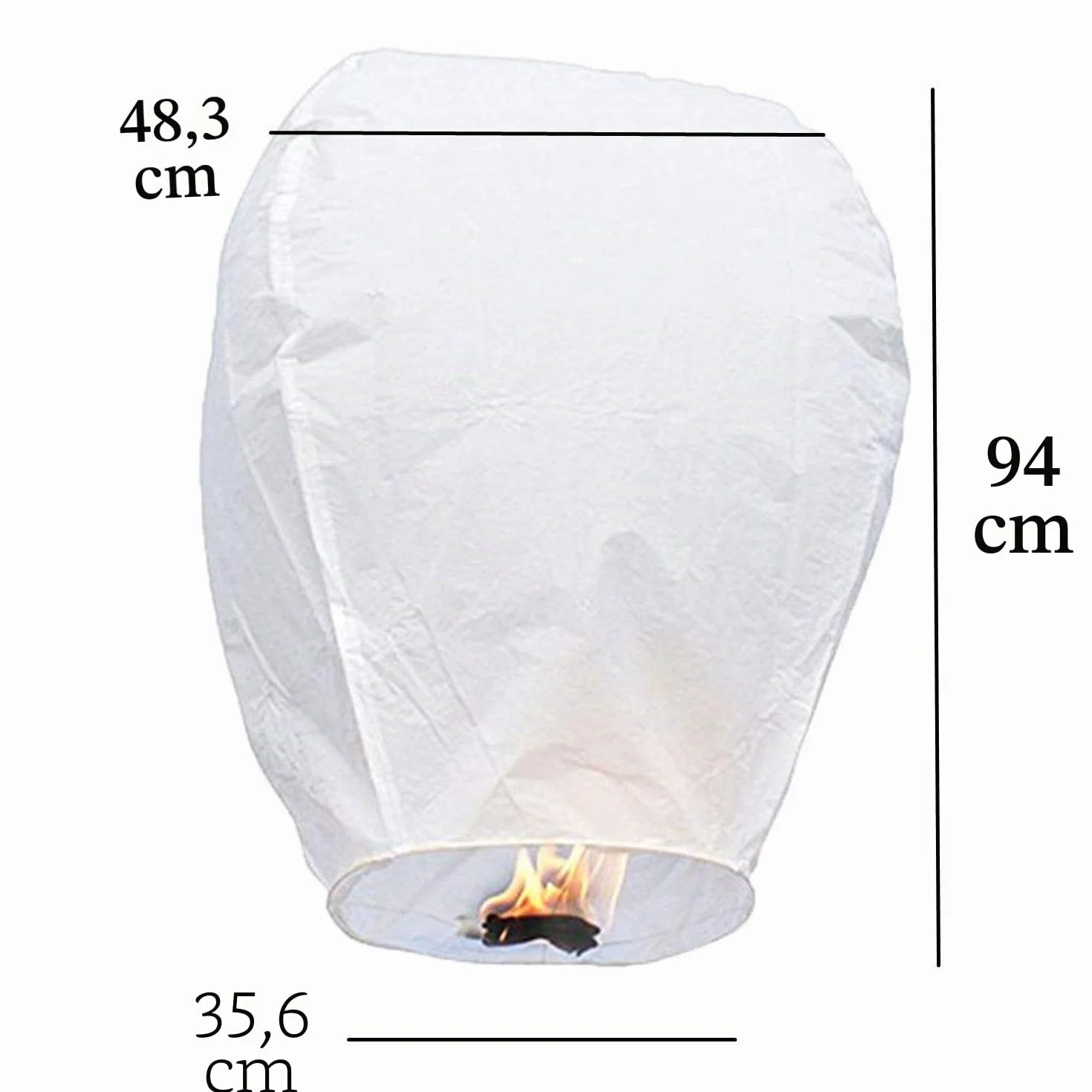 LABOTA Paquete de 5 faroles chinos de cielo, linterna de cielo para liberar en la memoria, 100% biodegradables, ecológicas, linternas flotantes para vuelo exterior, decoración de fiestas, cumpleaños,