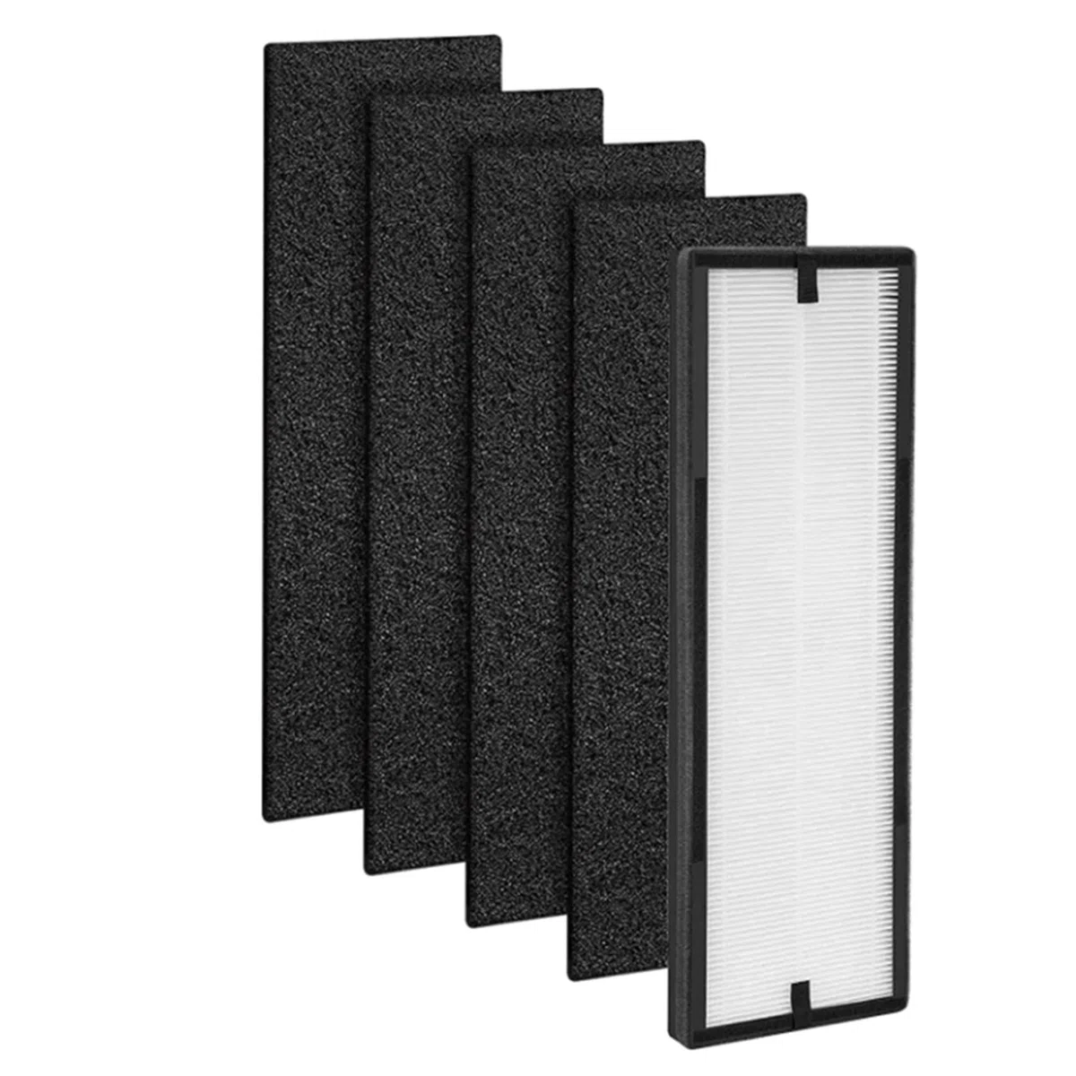 1 filtros de repuesto NEA-F1 True HEPA + 4 filtros de carbón activado NEA-C1, para NEA120 y WiFi inteligente CAF-W36USW