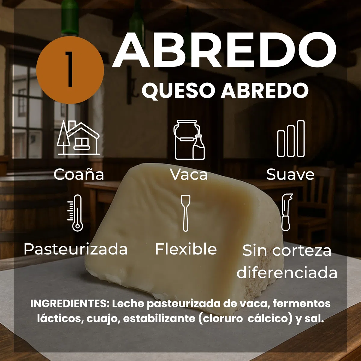 Tierra Astur Tabla de Quesos Gourmet Del Paraíso | 6 Quesos Asturianos - Cabrales DOP, Gamonéu DOP, Abredo, Taramundi, Ahumado de Pría, Roxu al Pimentón