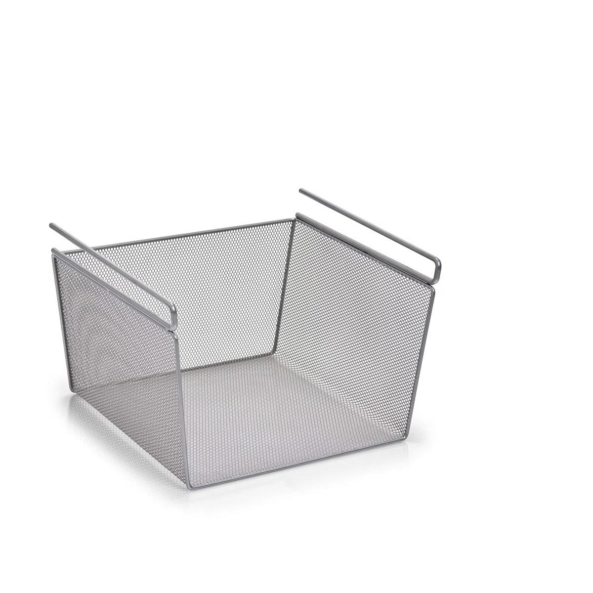 Zeller 17753 Canasta de Almacenamiento Colgando Debajo de un Estante, 29 x 26 x 16 cm