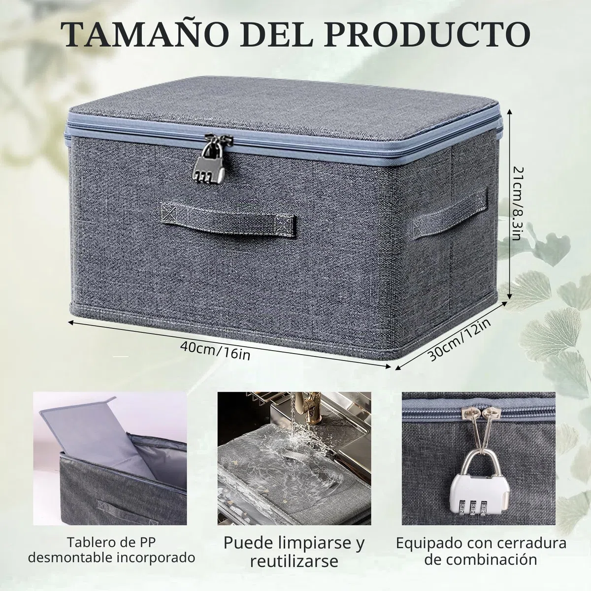 Caja Almacenaje Con Tapa Y Cerradura: Cajas Organizadoras Caja Con Cerradura Para Ropa Y Juguetes