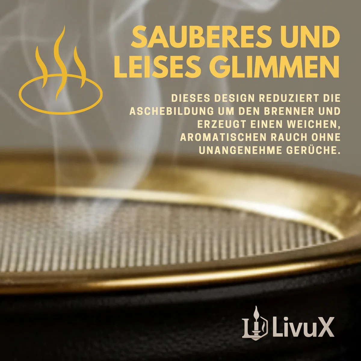 LivuX Hervidor de incienso de fases lunares con colador, quemador de incienso de hierro, diámetro de 9,5 cm, caldero ritual estable, ideal para ahumado, resina y hierbas, accesorio mágico para