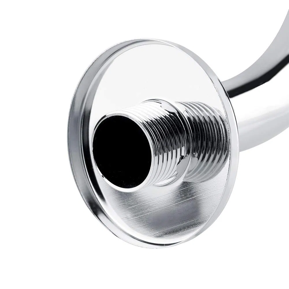 Brazo de Extensión para Ducha Accesorios de Baño 8 Pulgadas Acero Inoxidable 201 de Gran Altura S-Curvado