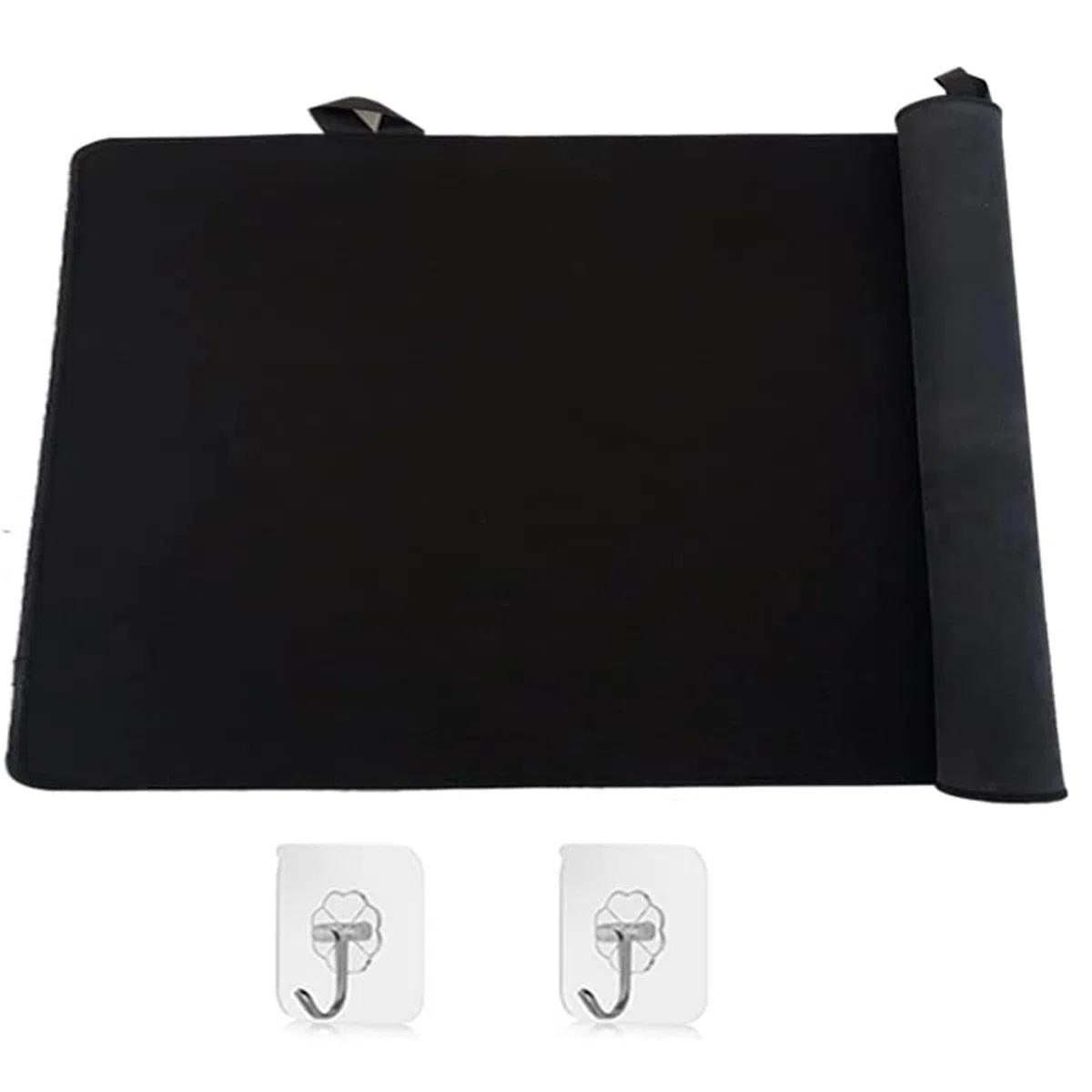 Alfombra para Placas de Inducción 61.5x53 cm, Cubre Placa de Cocina de Inducción, Cubierta de Mesa de Cocción Eléctrica, Alfombra de Protección para Estufa de Cristal con Revestimiento Antideslizante