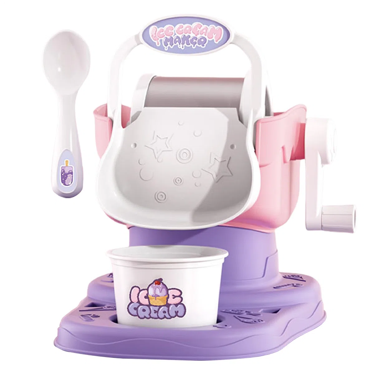 Máquina Para Hacer Helados Para Niños, Máquina Para Hacer Batidos, Máquinas De Suave Manual Y Fácil De Limpiar, Herramienta Con Resultados Rápidos Para Cocina Doméstica Postres Caseros
