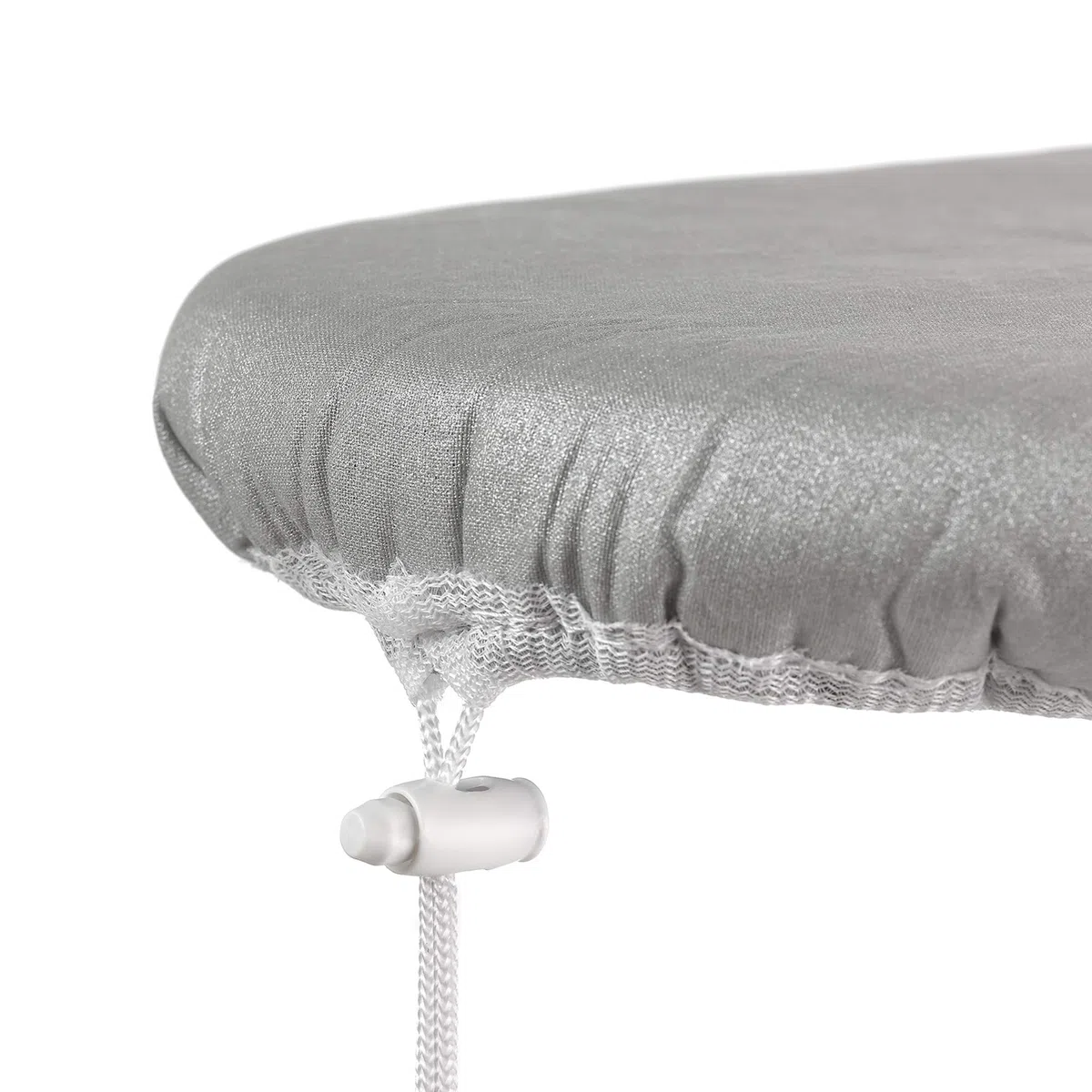 Rayen | Funda Tabla de Planchar | Funda de Planchar Ajustable | Sistema EasyClip | 4 capas: Espuma, Muletón, tejido 100% Algodón y Aluminio | Gama Premium | Medida: 130x47 cm | Gris Claro