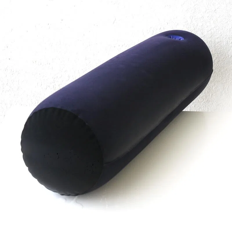 Almohada de abrazo inflable con almohada de soporte para el cuerpo Cojín cilíndrico inflable Magic Deep Hole Magic Inflable Juego Cojín en Forma Yoga Kit de almohada profunda