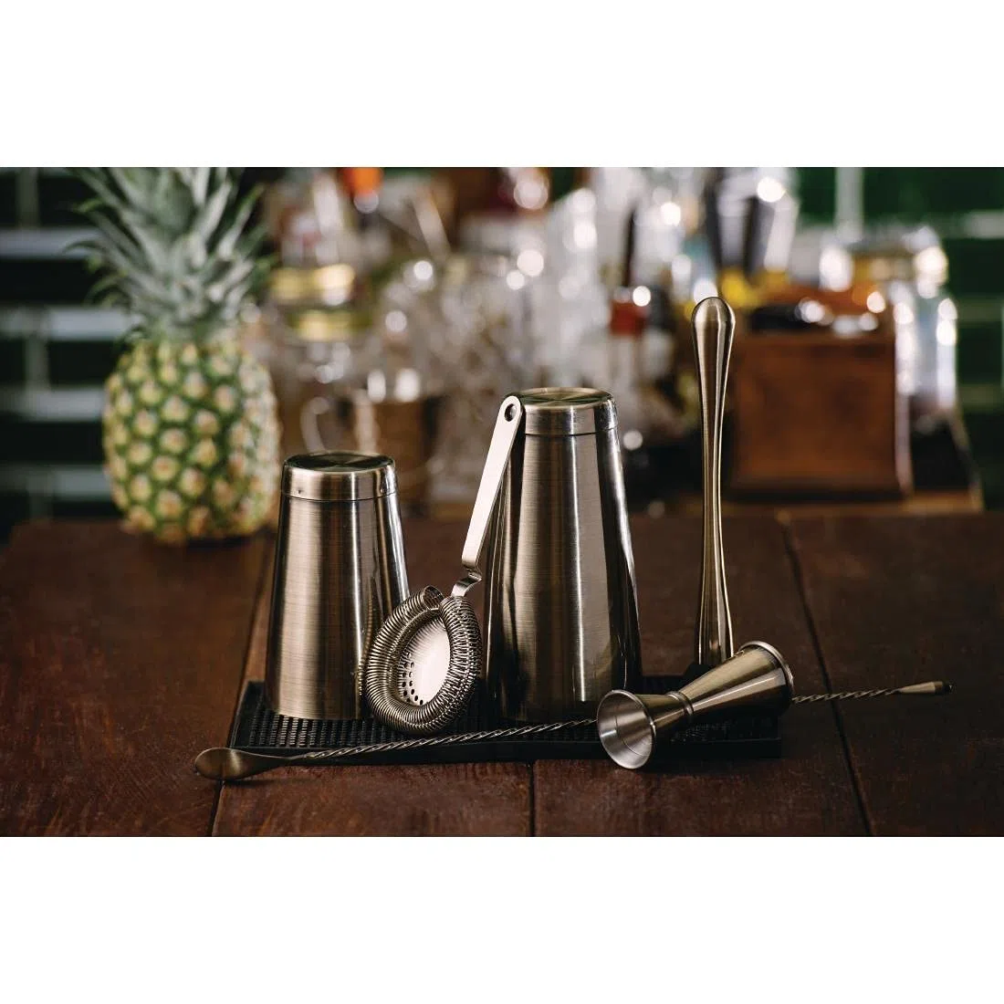 Beaumont DF225 Acero inoxidable Mezzlar Tin On Tin Boston Cocktail Shaker