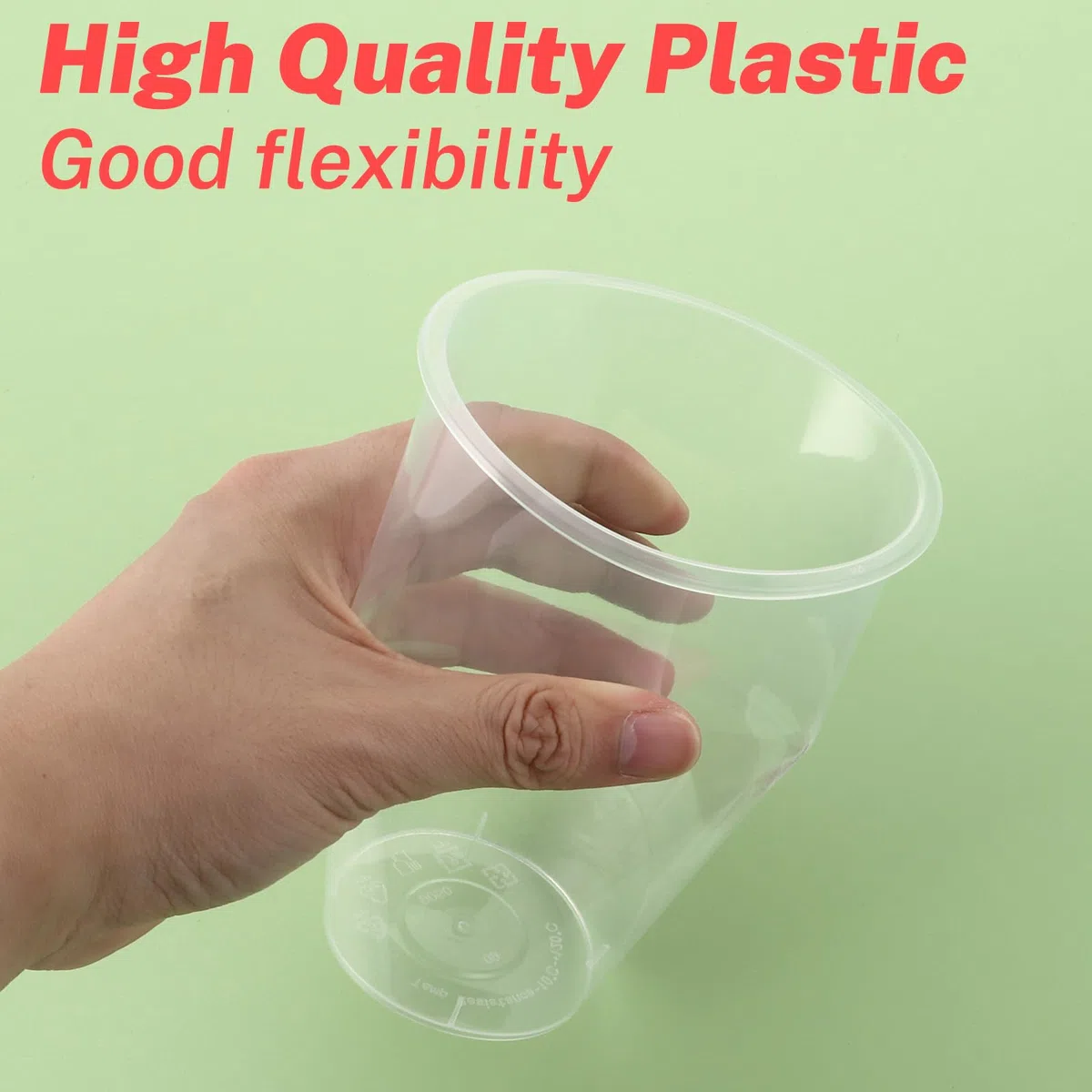 50 vasos de plástico, vasos de plástico duro de 500 ml, vasos de plástico duro de 0,5 l, reutilizables, vasos de cóctel, vasos de fiesta, para fiestas de bebidas