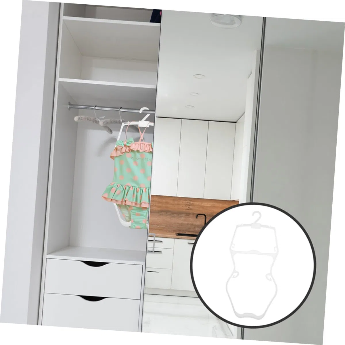 KOMBIUDA 6 Piezas Estante del Traje De Baño Titular De Trajes De Baño Tendedero para Trajes De Expositor De De Percha De Traje De Percha De Bikini El Plastico