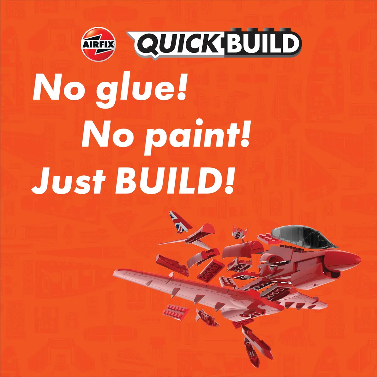 Airfix QUICKBUILD Red Arrows Hawk, Kit de Modelado