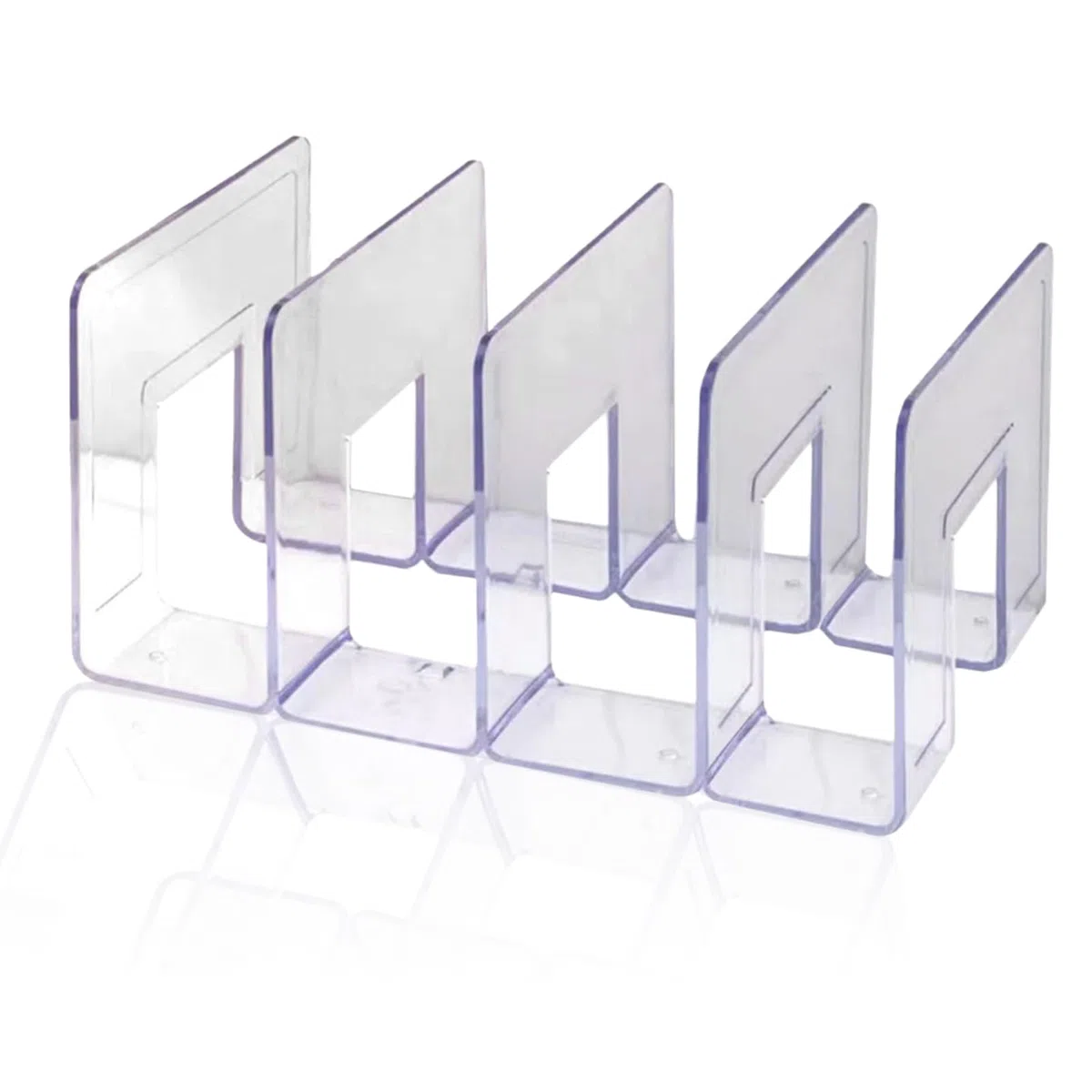 Cyrank Organizador De Bolsos para Armario - Estante De Plástico Apilable, Divisores Transparentes para Dormitorio (L)