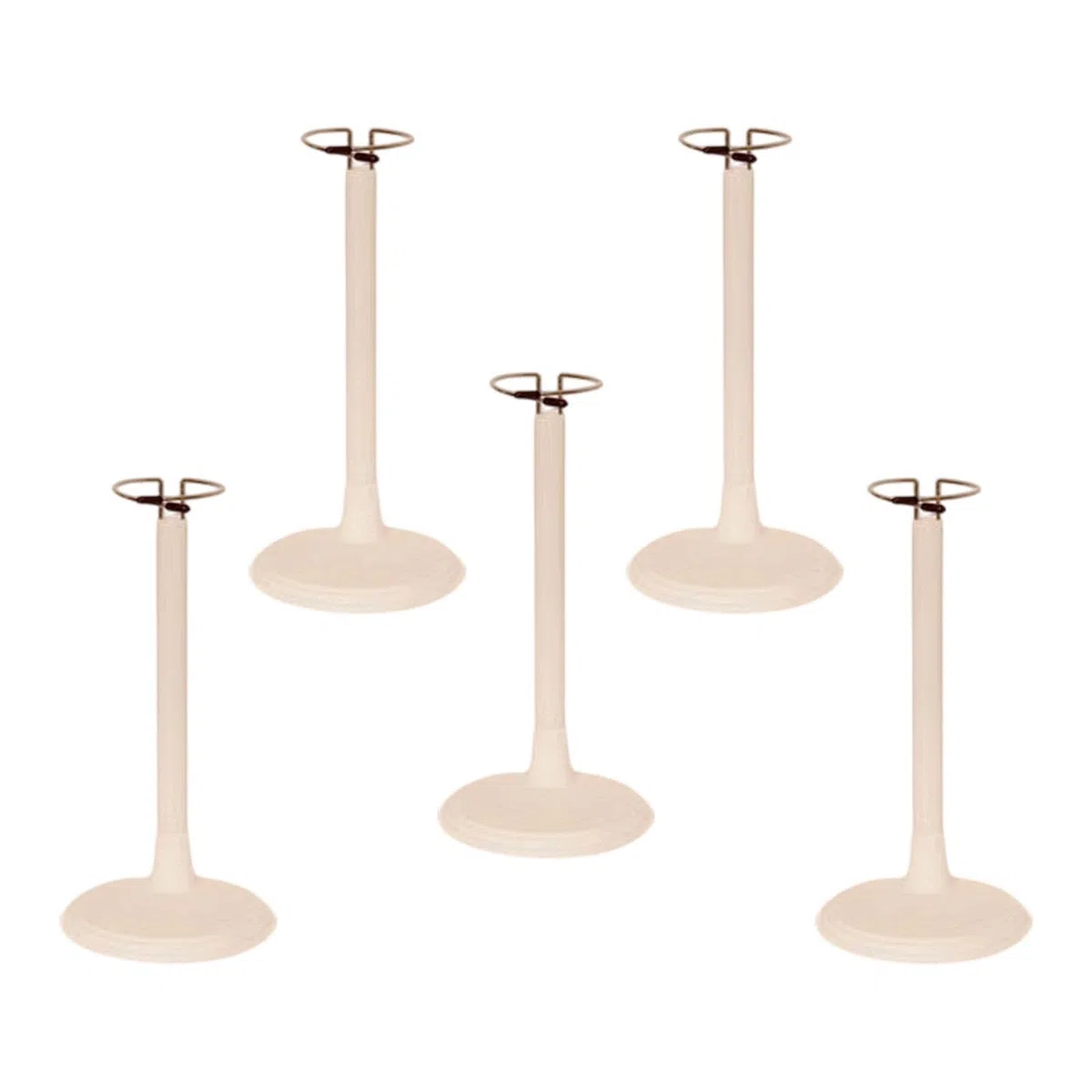 Amagogo 5X Soporte para muñecas, Soporte para muñecas de Juguete, Soporte para exhibición de Figuras portátil Ajustable, 20 a 28cm para 35cm