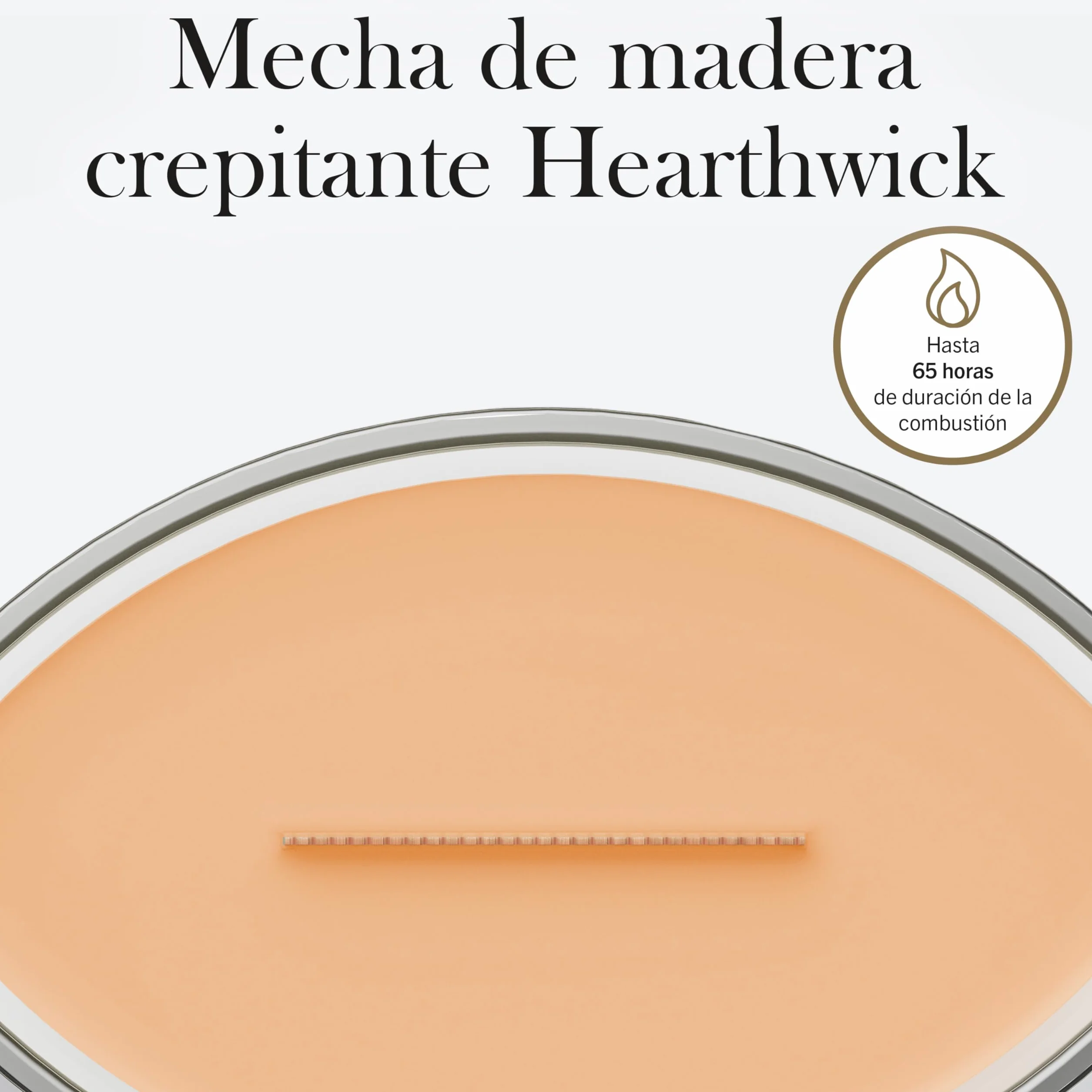 WoodWick | Vela Elíptica | Mandarina y Limón | Gran regalo para mujeres