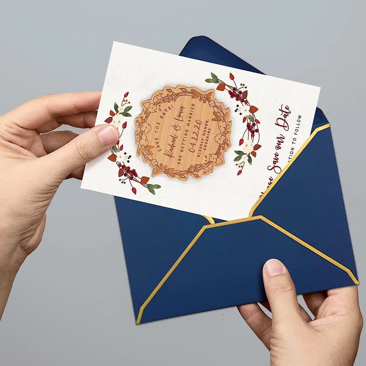 Sobres de invitación 50 unidades, 18,5 x 13,5 cm, con solapa en V, borde dorado para bodas, invitaciones, fiestas, tarjetas de felicitación