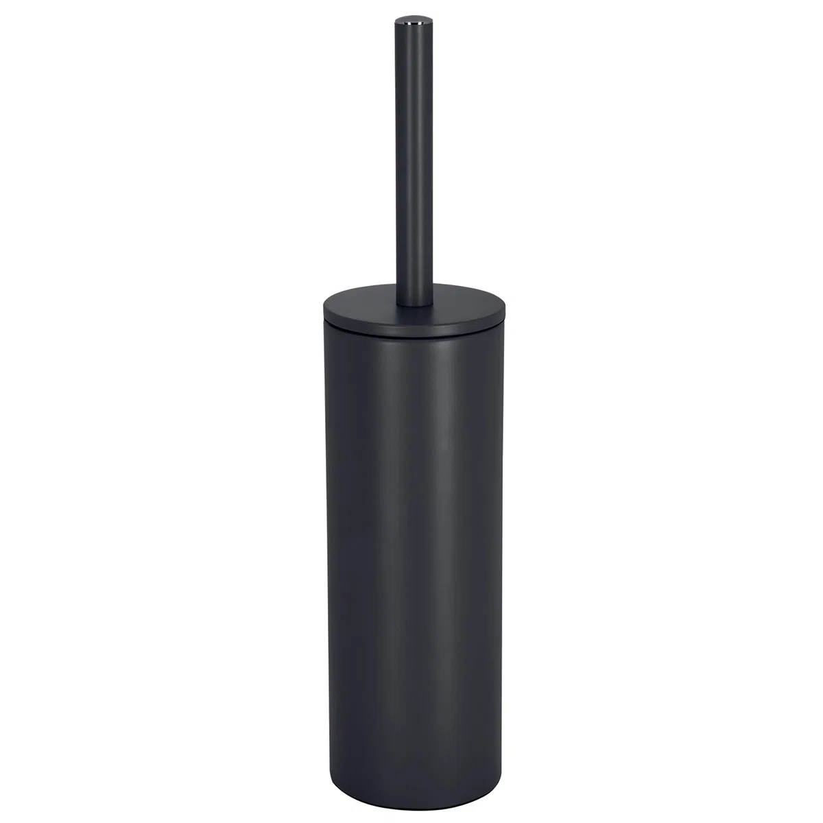 Spirella ESCOBILLA DE BAÑO con Soporte DE Acero Inoxidable Akira Negro Mate