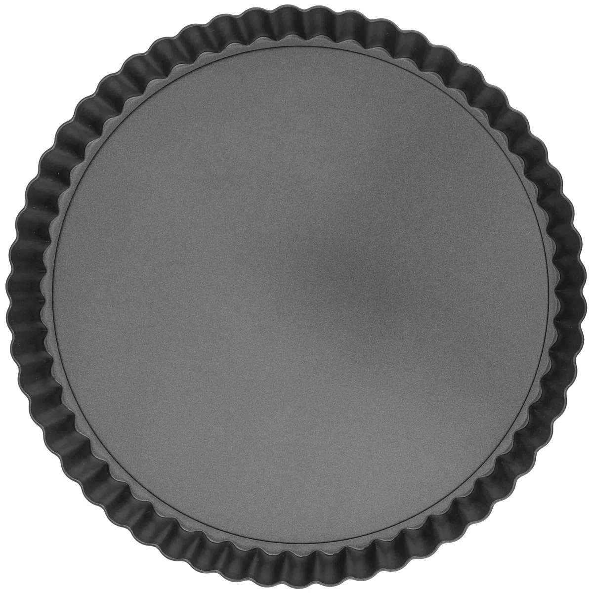 Paquete de 3 latas de quiche de 22 cm, antiadherente, acanalada, con base suelta, plato de flan de acero al carbono para hornear pizza, pastel de frutas, pastel de queso