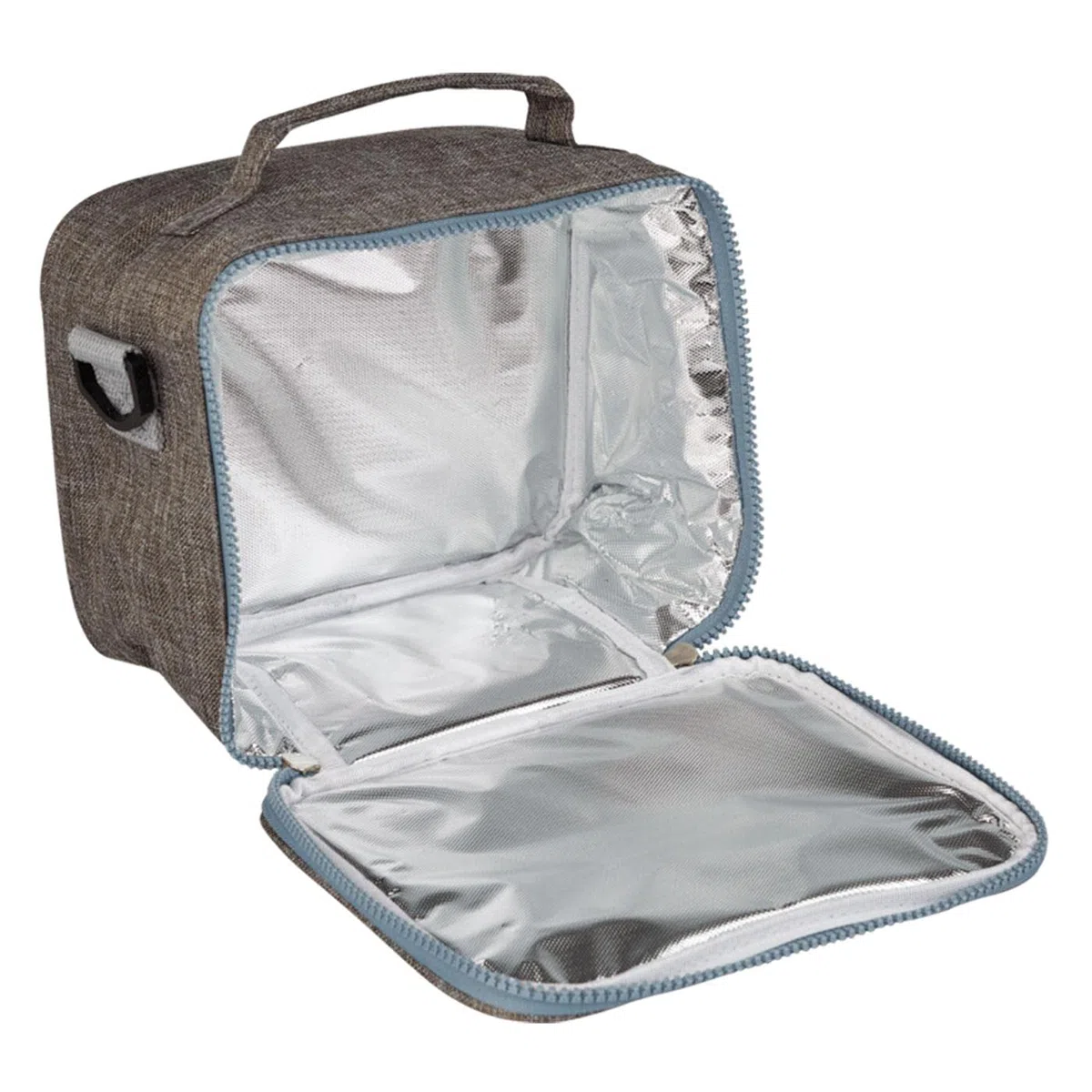 Tradineur - Bolsa térmica Porta Alimentos de Tela, Nevera con Aislamiento, Picnic, Playa, Camping